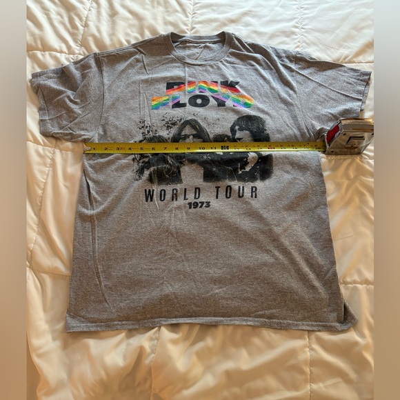 Pink Floyd Graphic Heather Gray T-Shirt Reproduction 1973 Tour - Picture 4 of 8